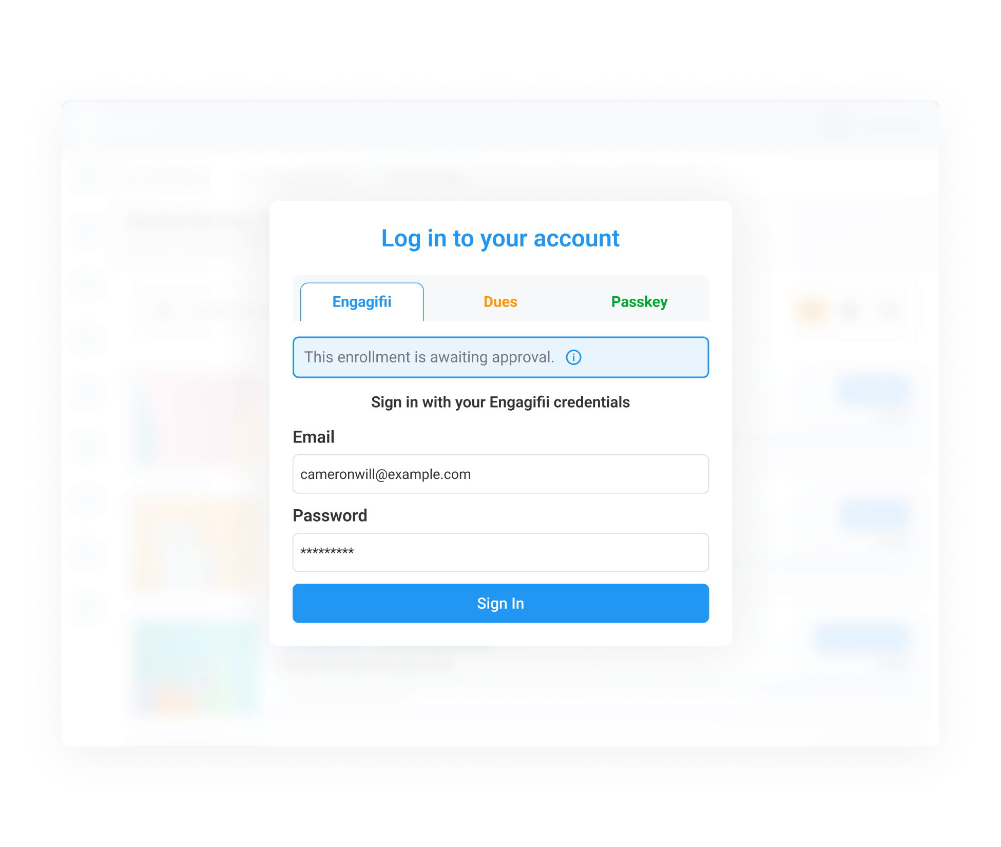 Give Members Access With Shared Credentials