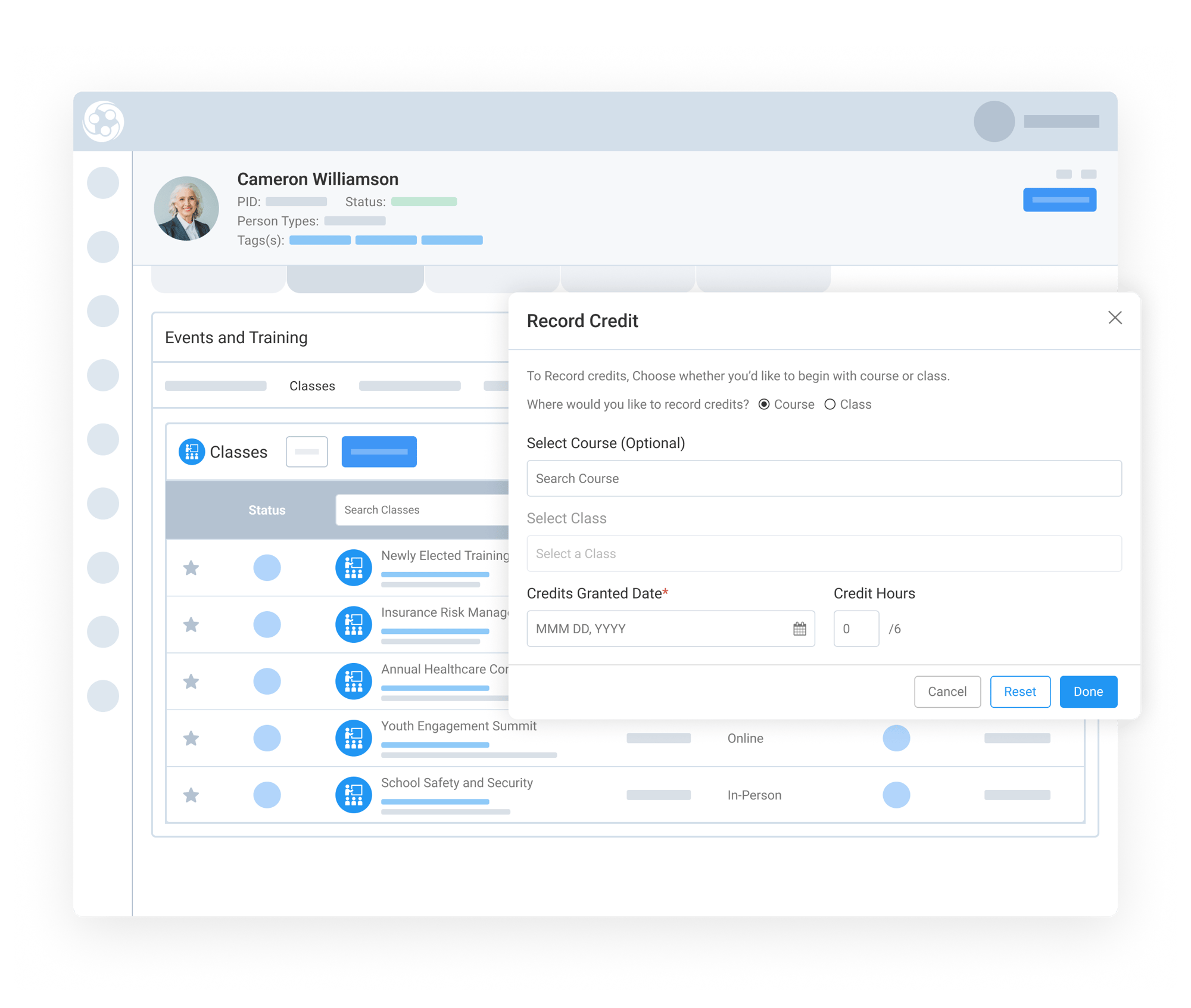 Assign Credits from Anywhere in the Platform