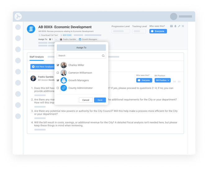 Assign to the Right People, Groups, or Organizations