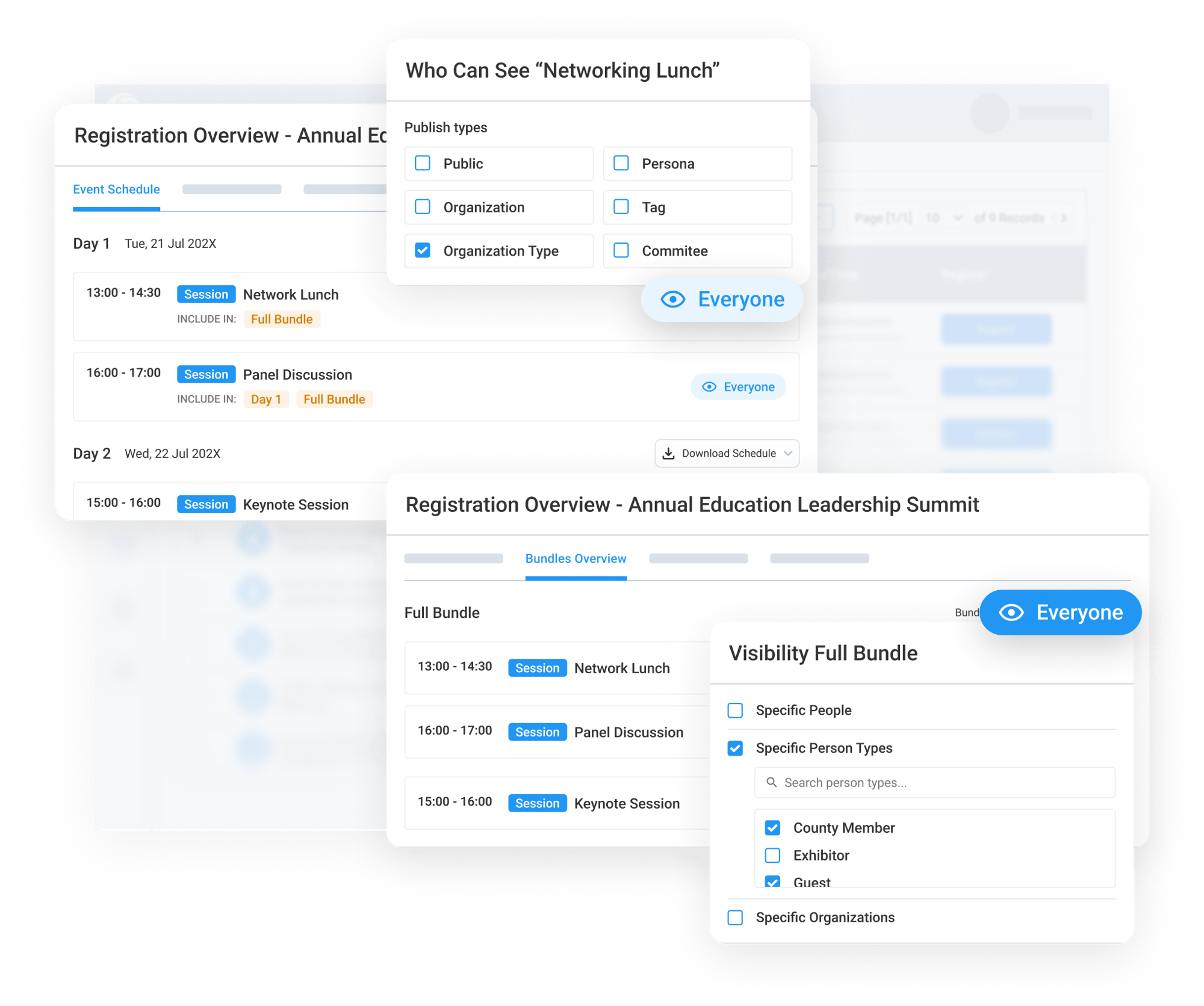 Control Visibility Before Registration Goes Live