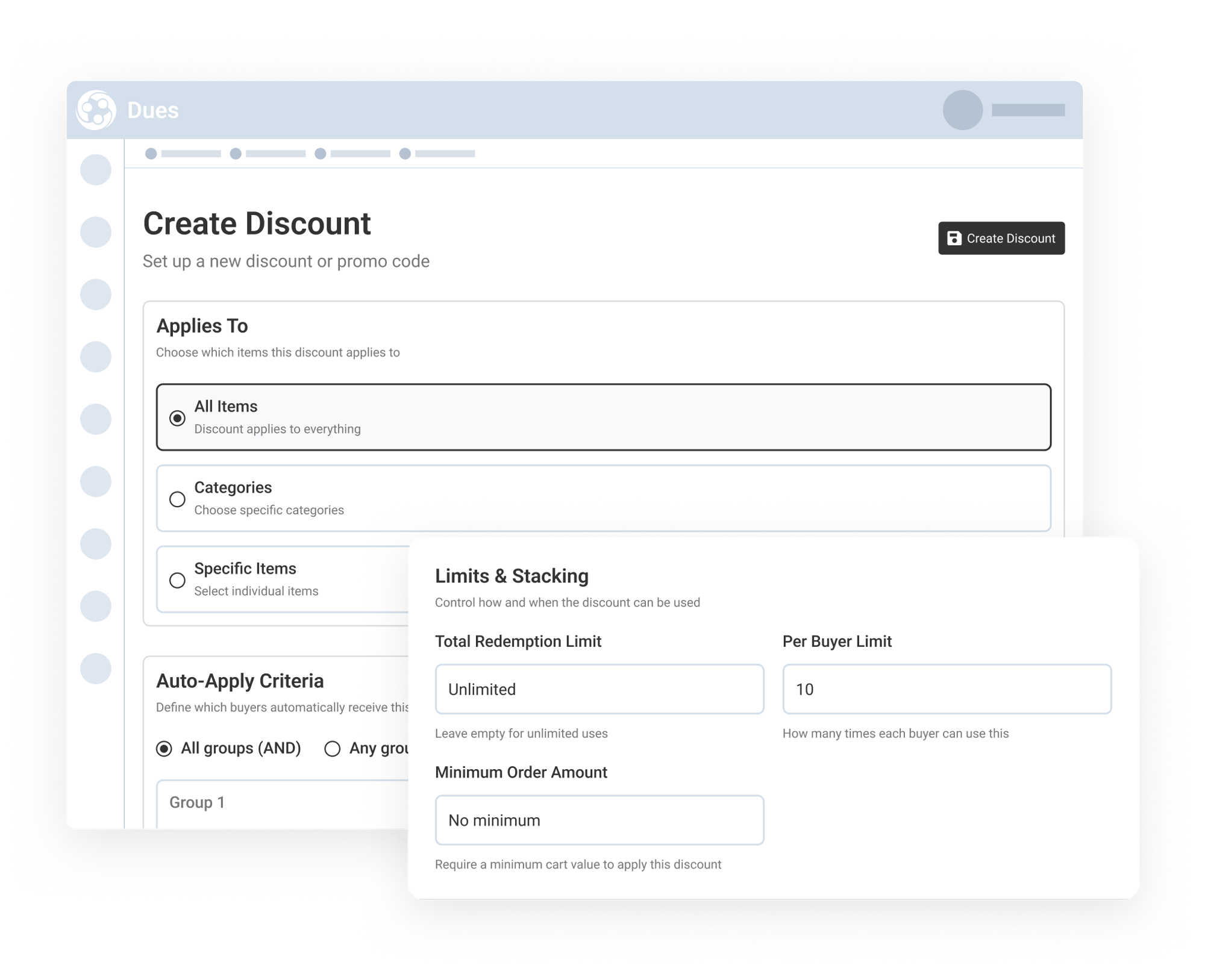 Control What Each Discount Applies To