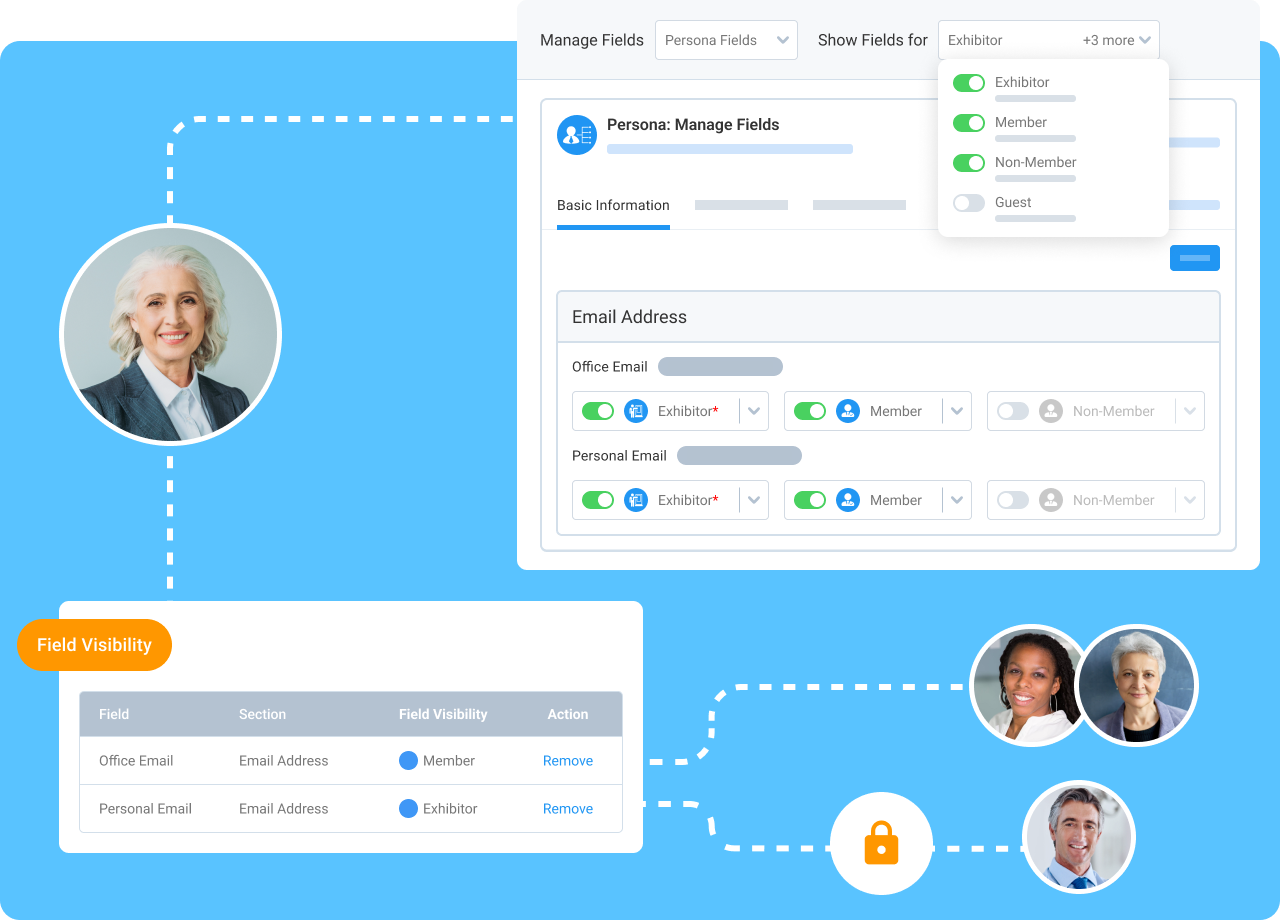 Control how information is displayed and accessed