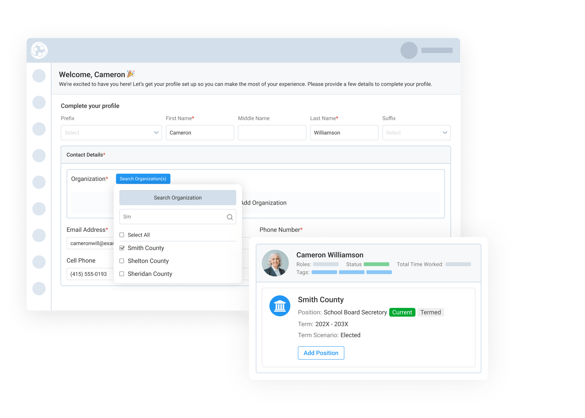 Create a Profile With the Right Starting Access
