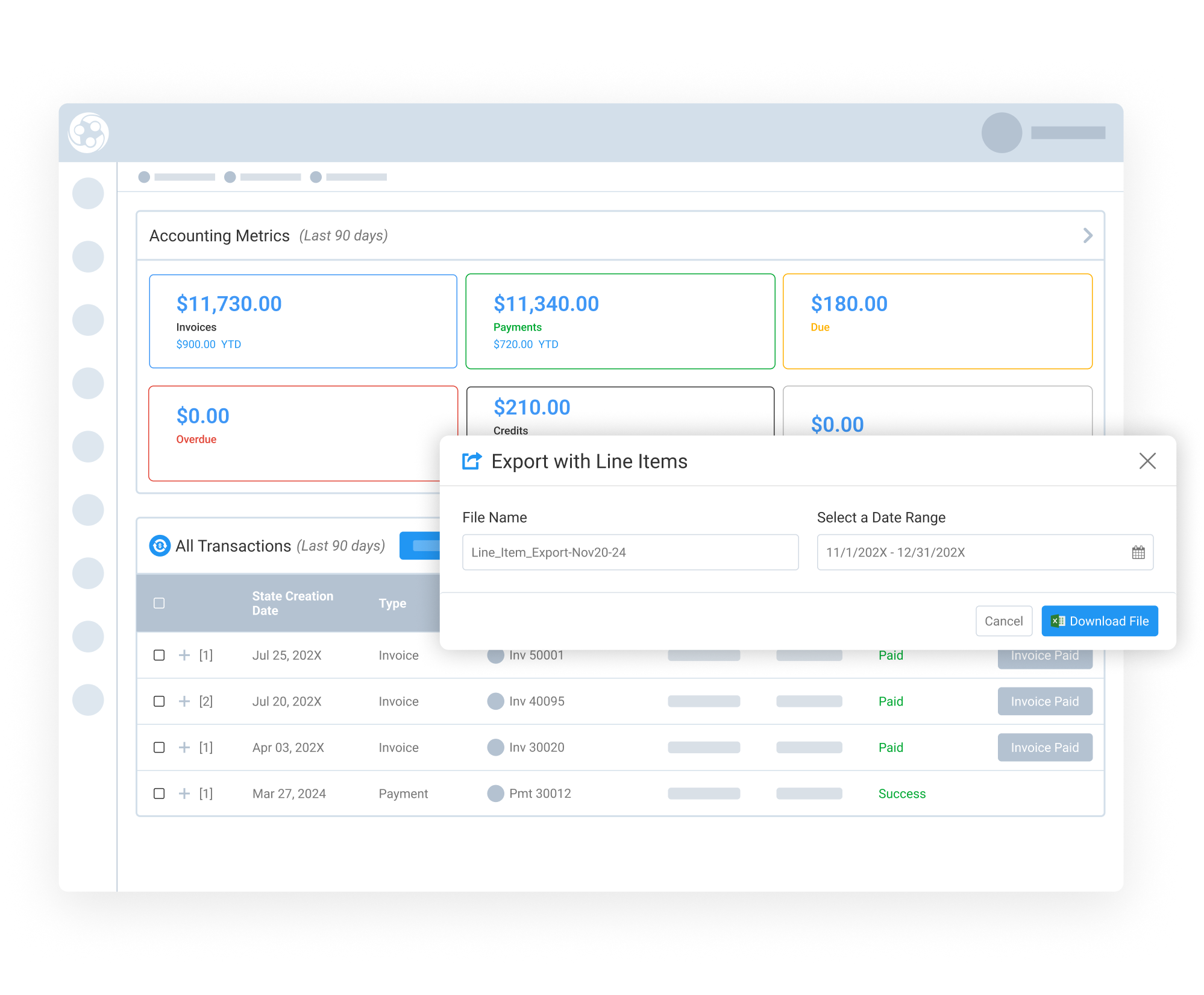 Customizable Date Range Filters