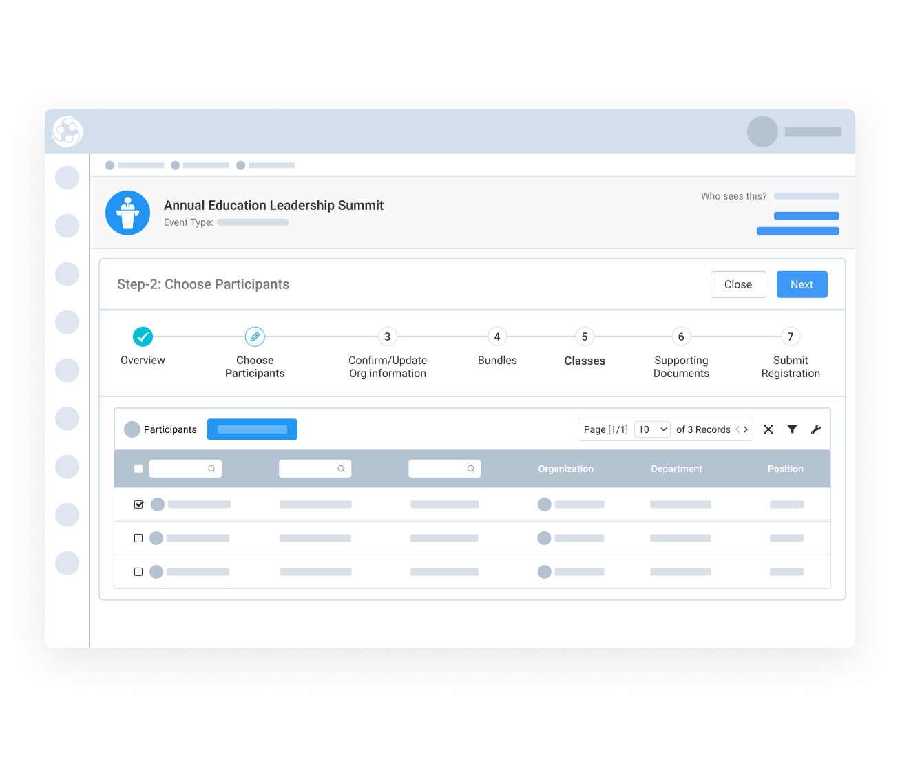 Enable Registrations by Key People_