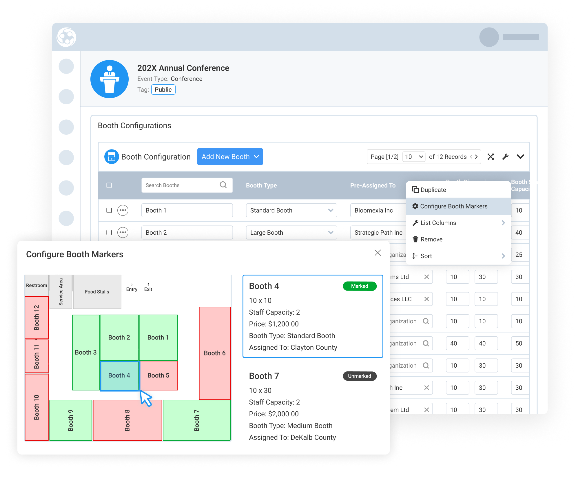 Enhance Exhibitor Clarity with Visual Booth Mapping