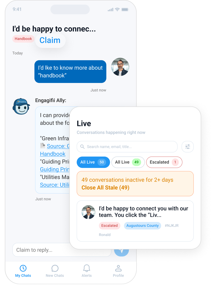 Help Staff Manage Live Conversations on Mobile-1