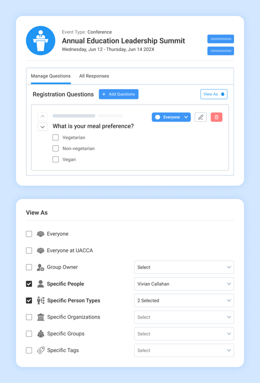 Improved Registration Questions for Accurate Responses