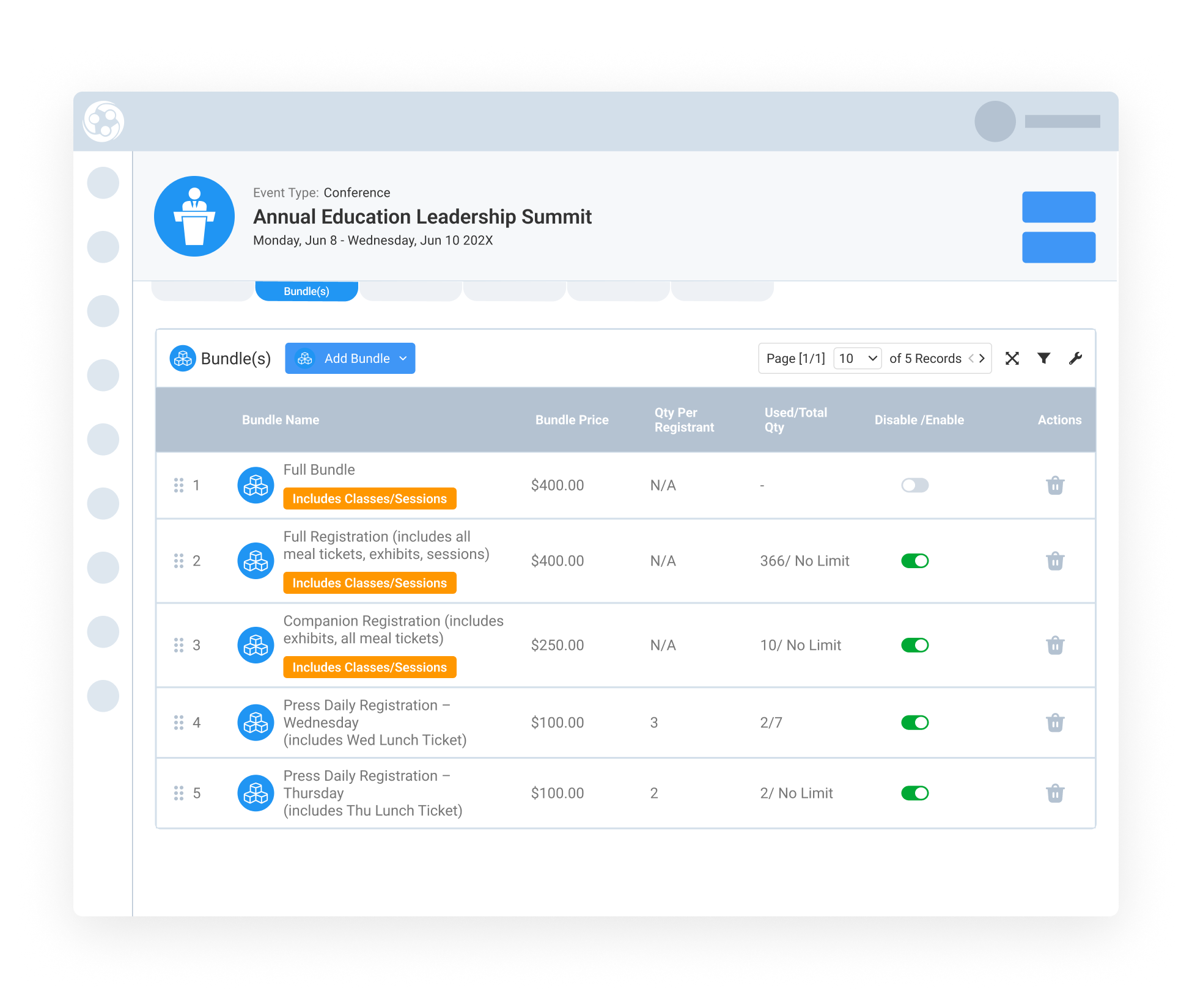 Make Multiple Bundle Purchases Easier