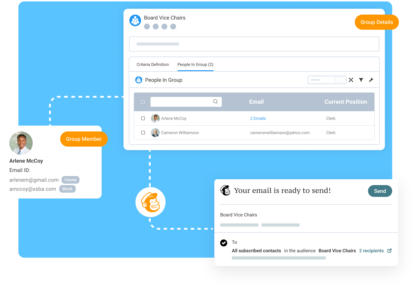Manage all your recipients in Engagifii
