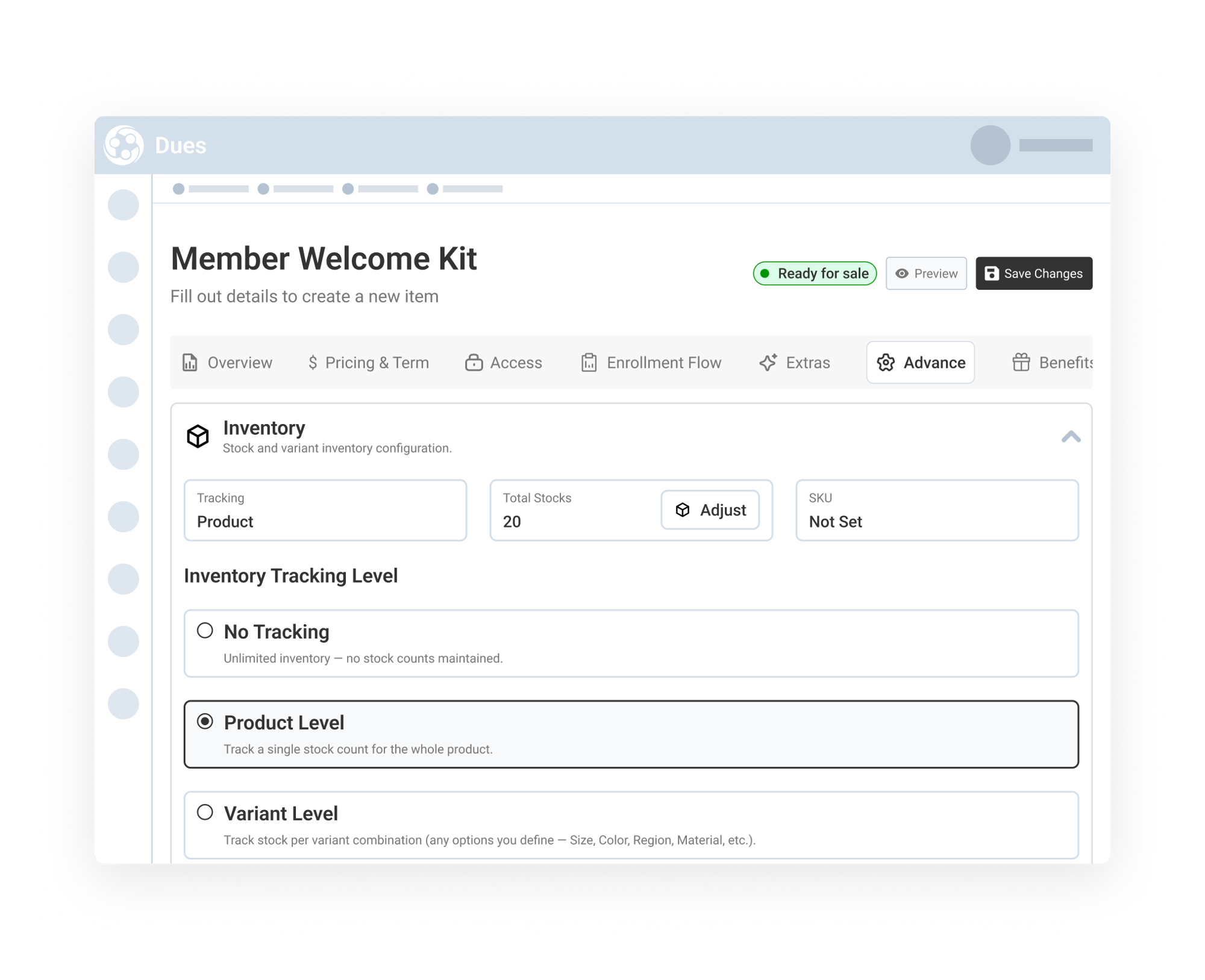 Offer Add-Ons and Track Inventory-1
