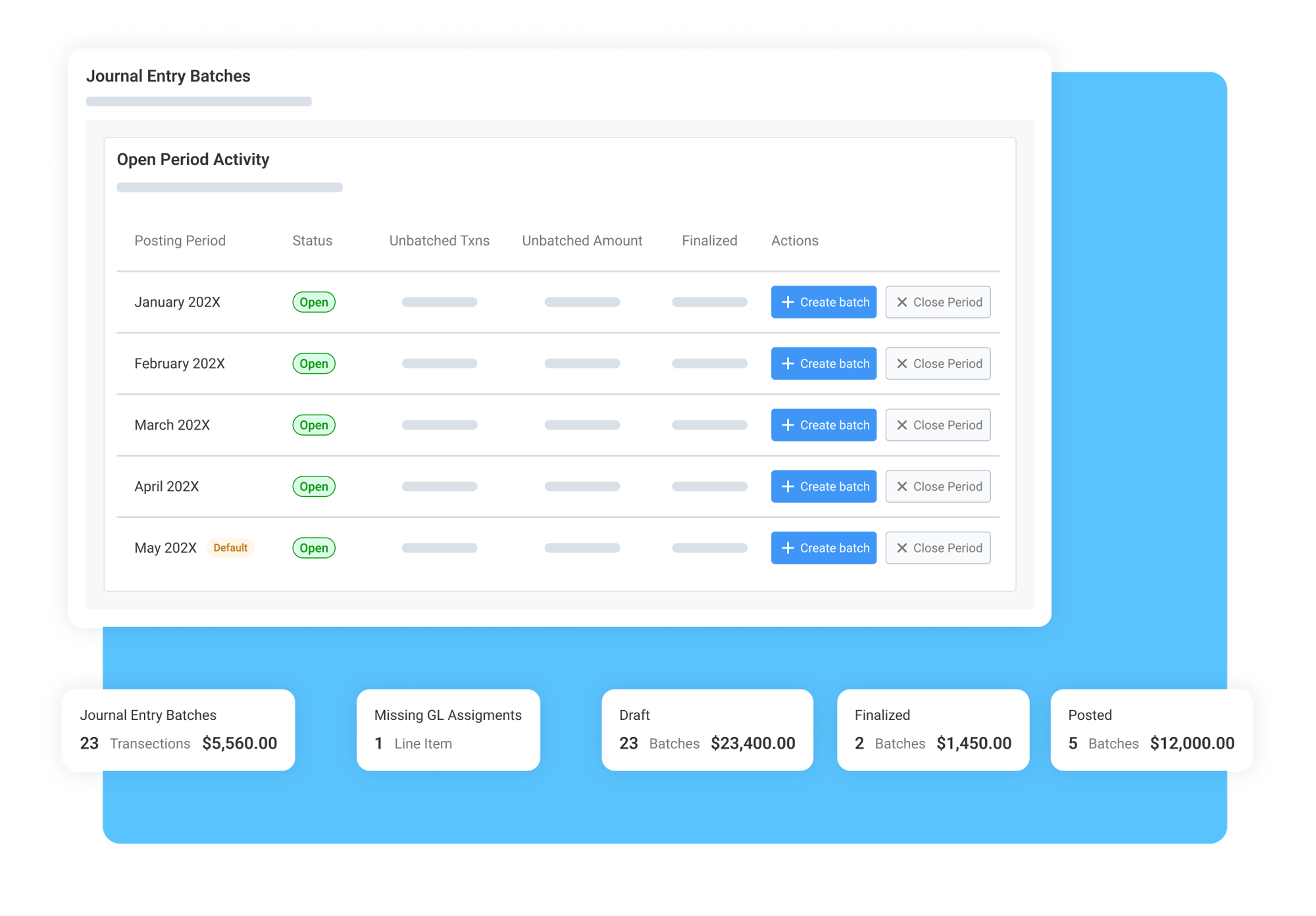 Post Summary Journal Entries to QuickBooks Online
