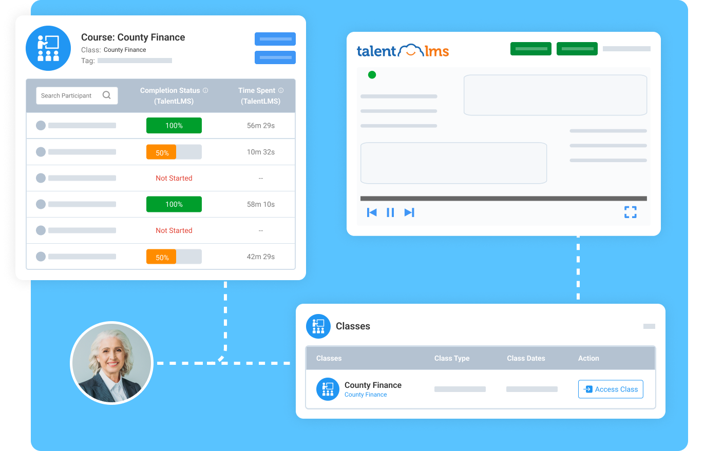 Provide easy access to TalentLMS for learner tracking