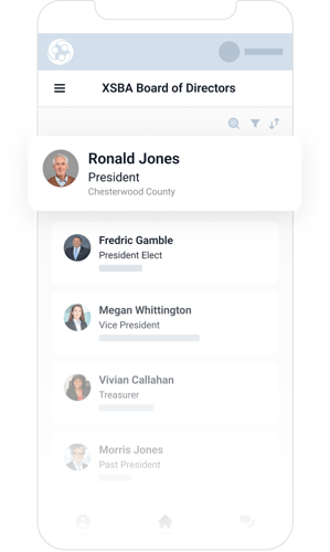 Publish groups of people directly to your mobile app