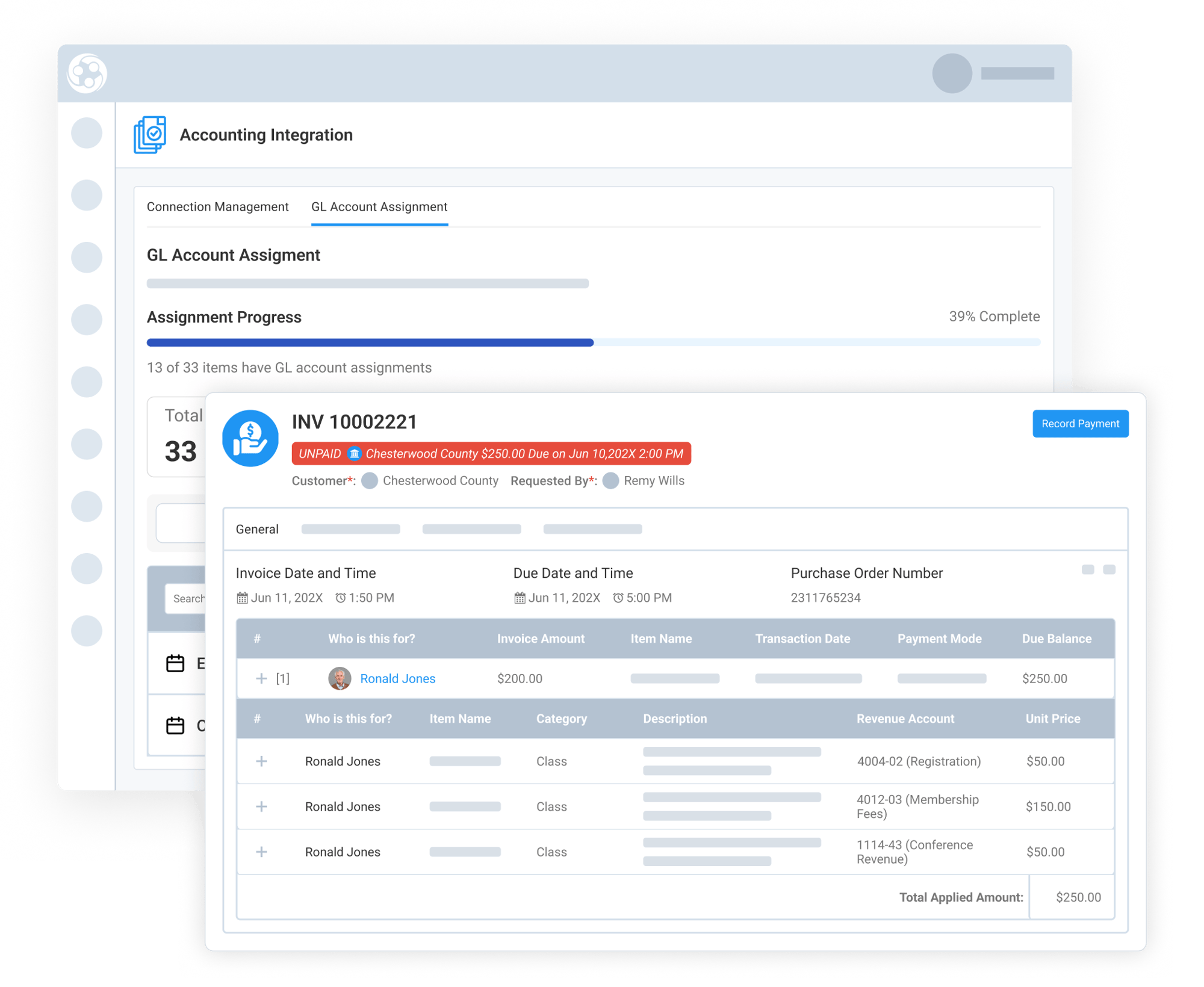 Reflect GL Accounts Across Invoices, Reports, Exports, and Financial Workflows (1)