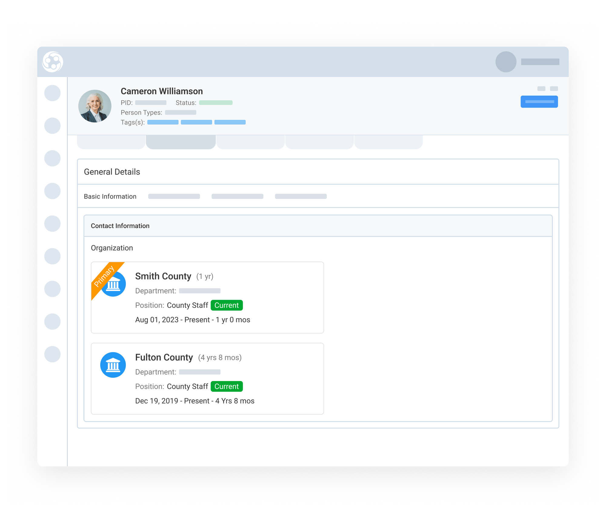 Reflect Multiple Positions Across Organizations.