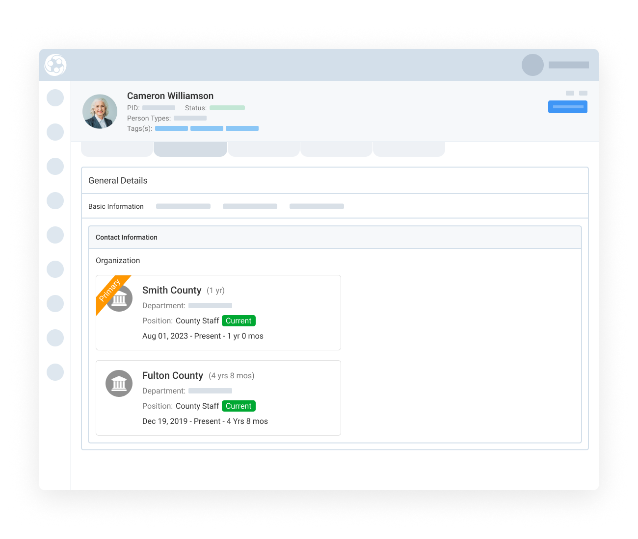 Reflect Multiple Positions Across Organizations