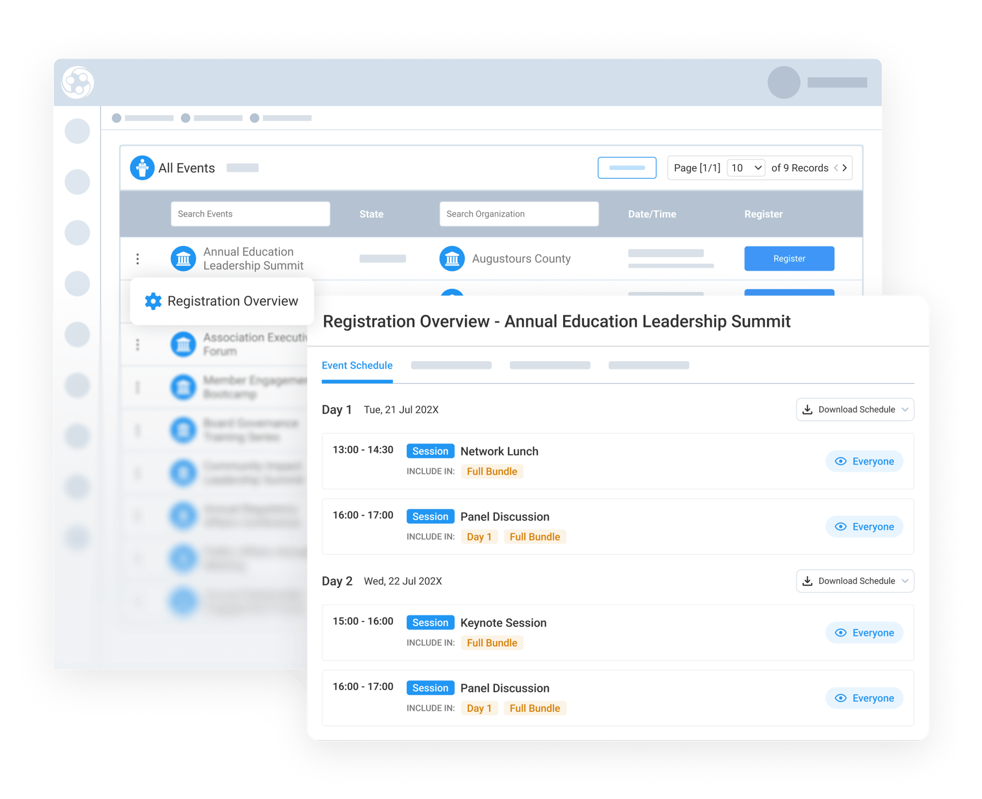 Review Key Registration Settings in One Place