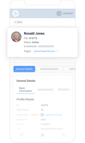 See people records on your mobile app