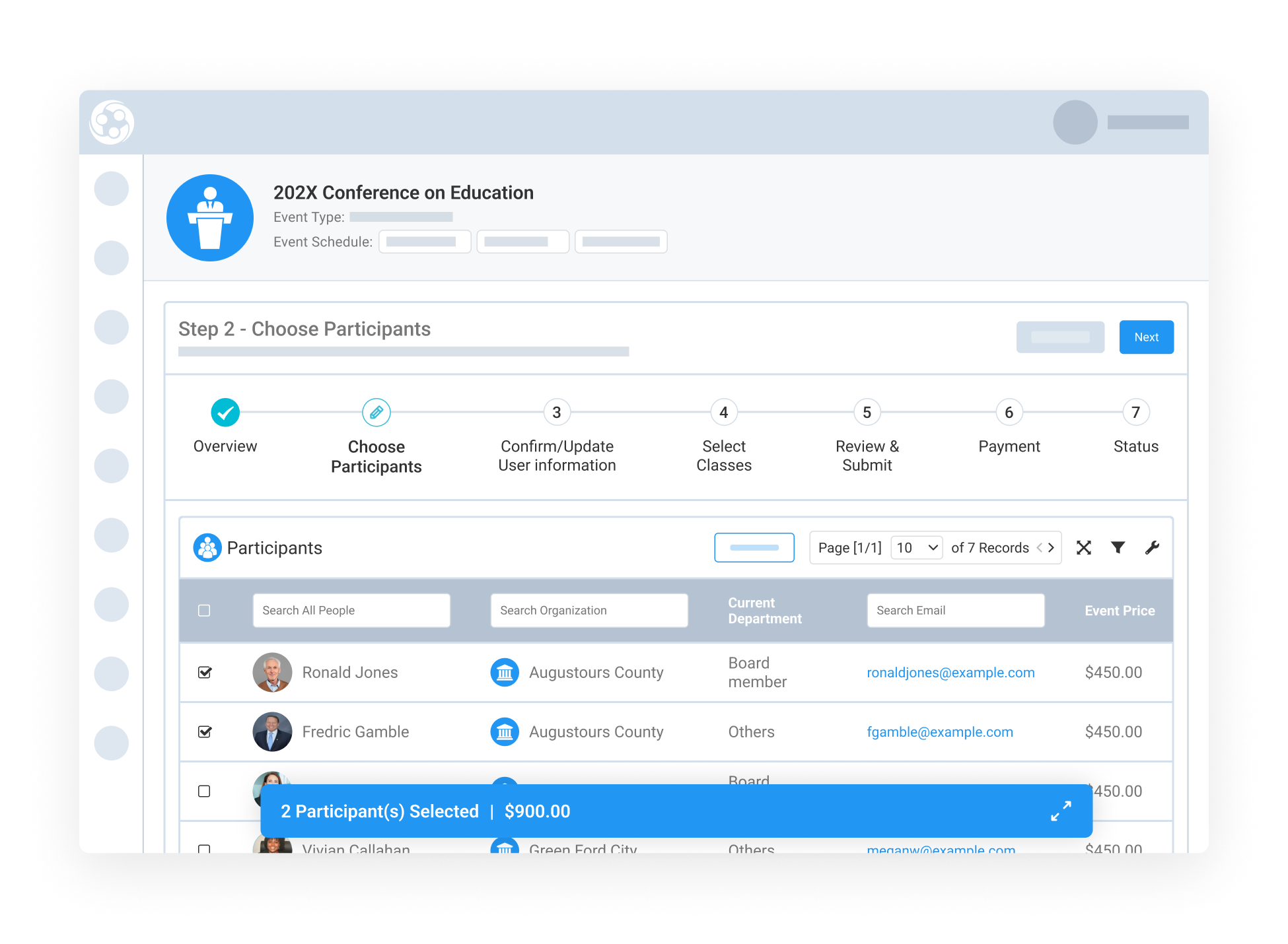 Select from Members within my Organization