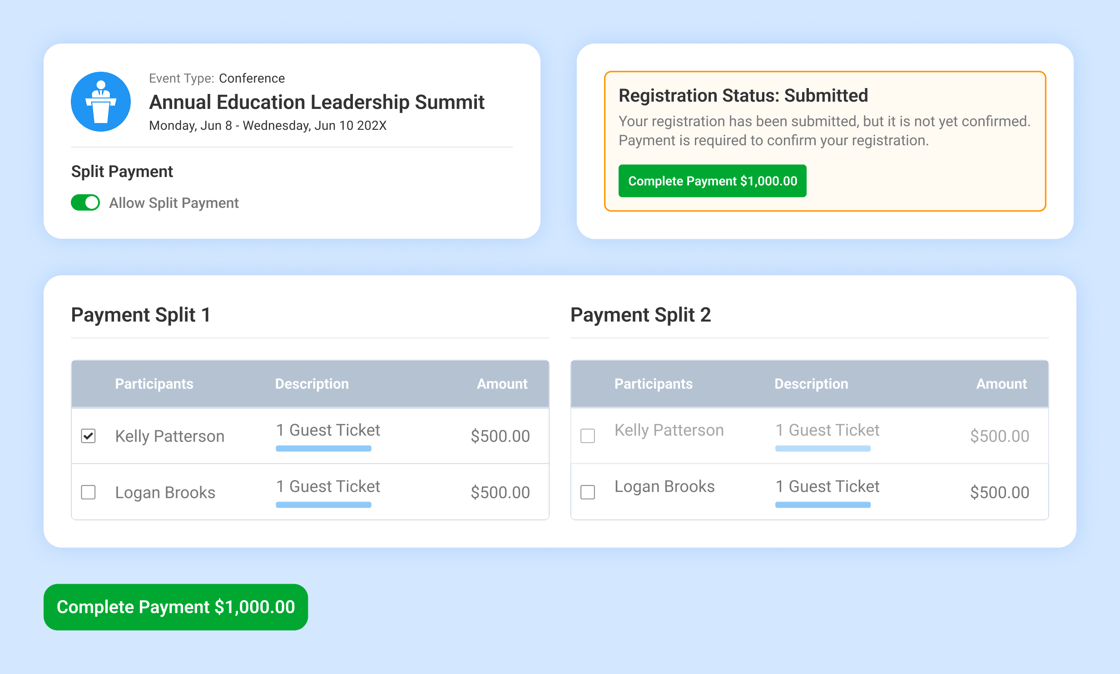 Split Payment