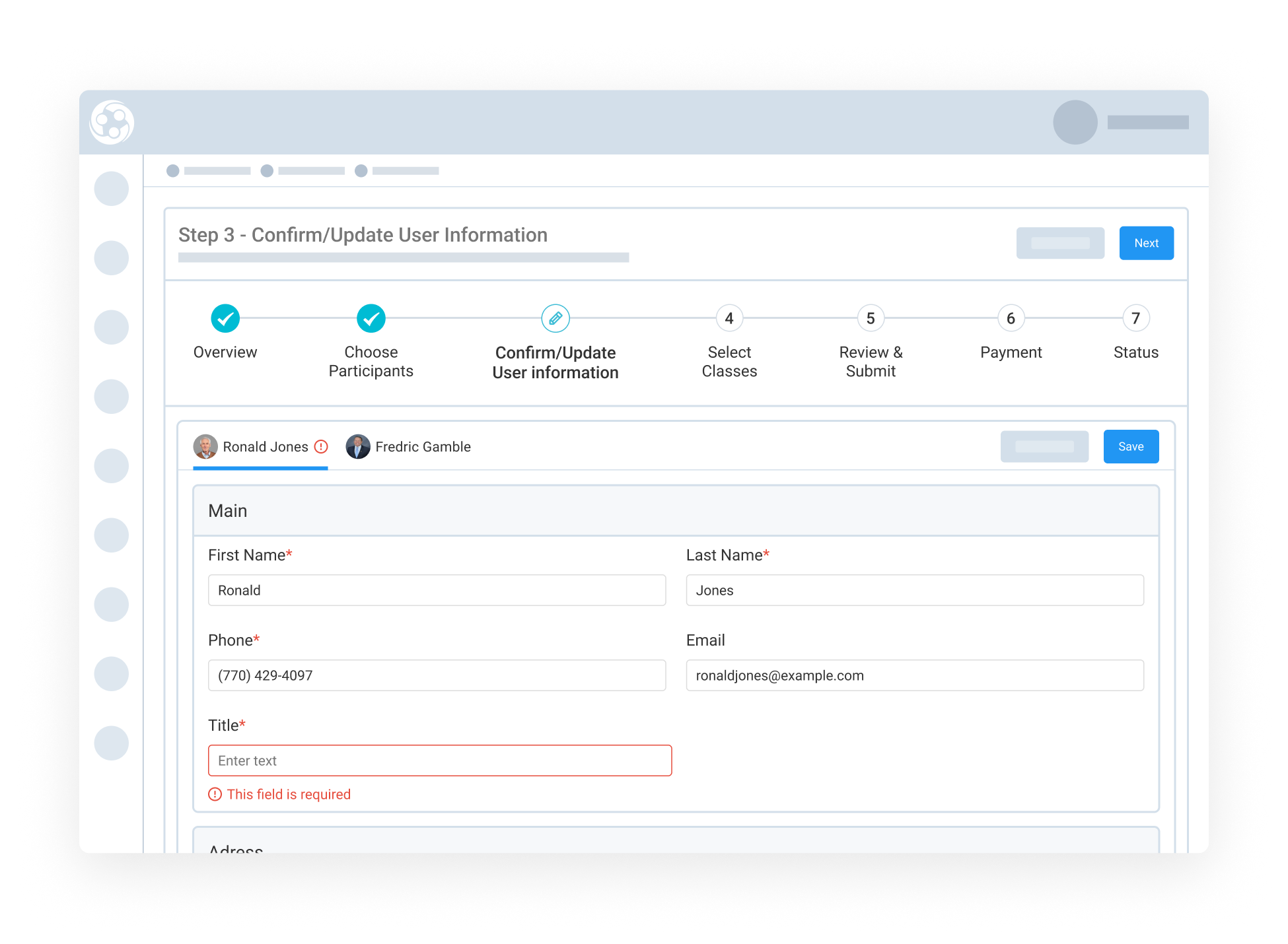 Update Important Profile Information for Each Participant-1