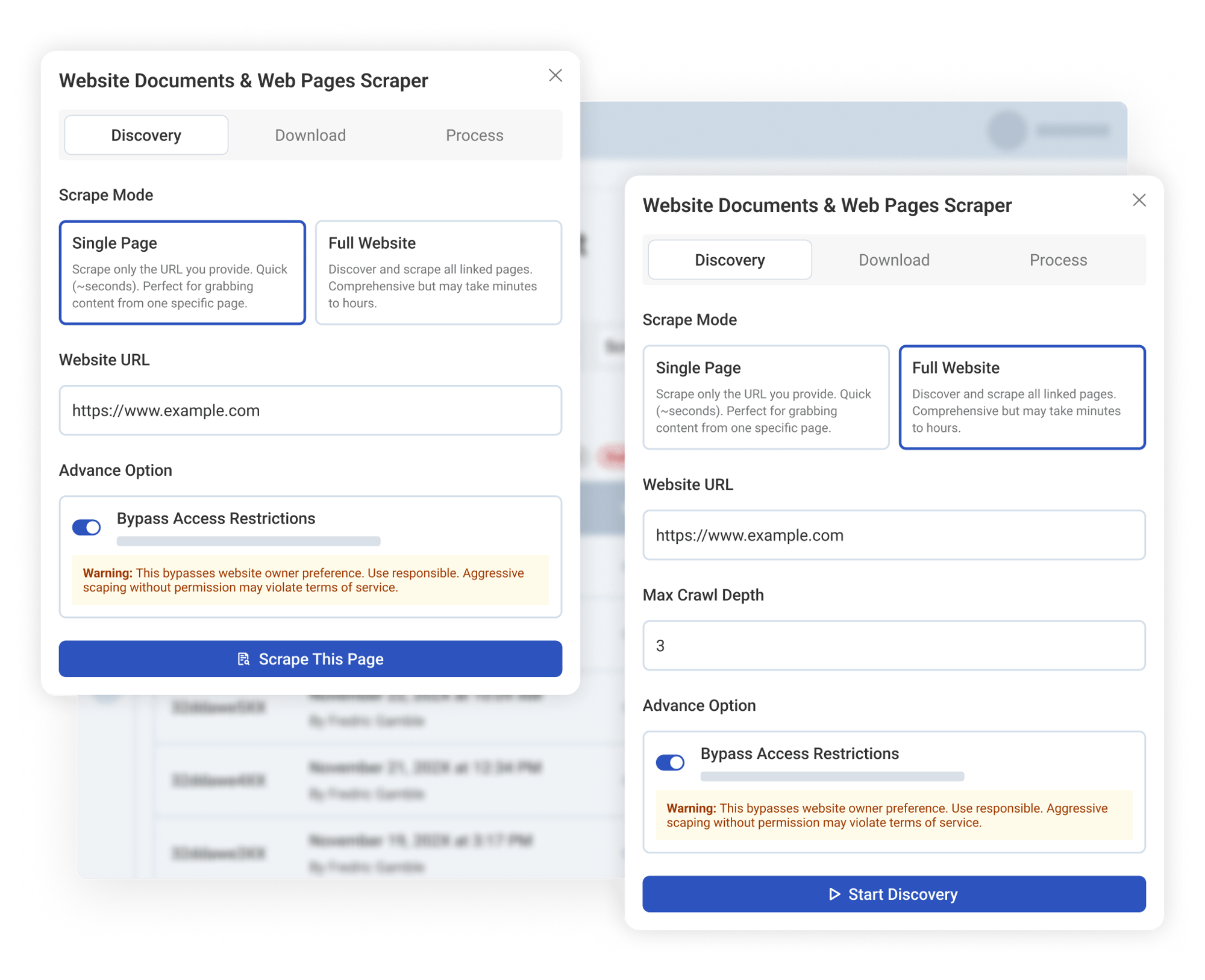 Website Scraping & Job History-1